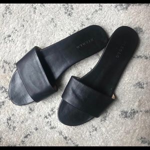 Nisolo Black Isla Slides